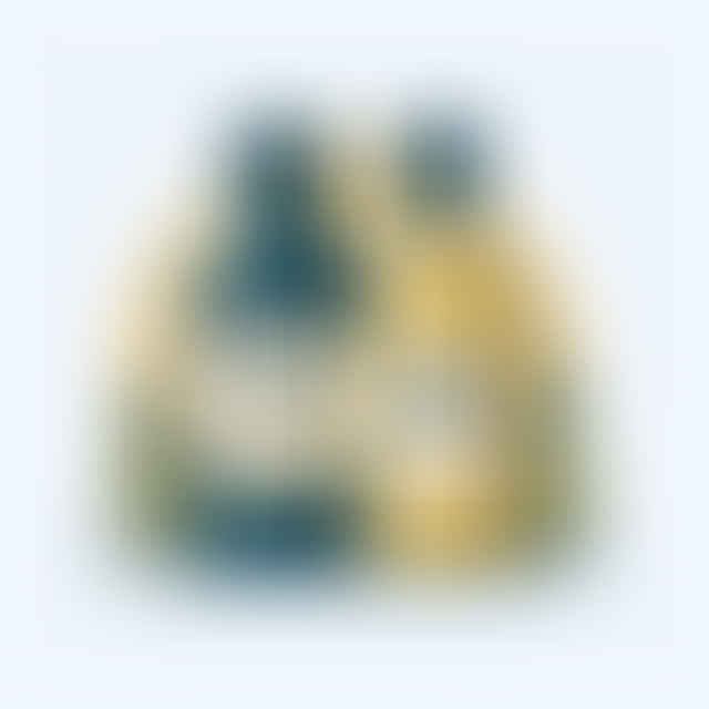 bottle of natural linseed oil next to olive oil