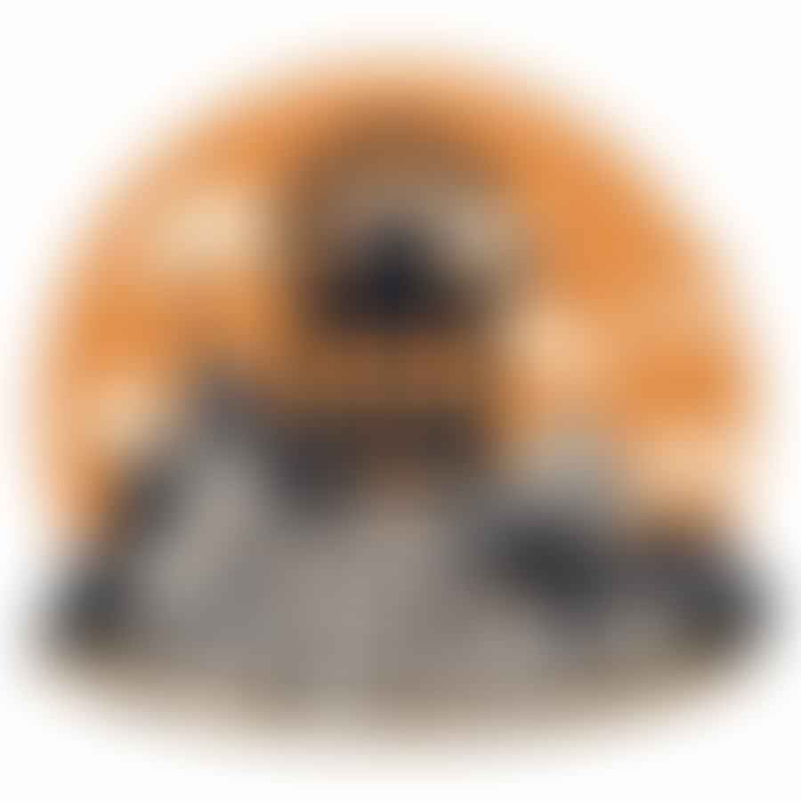 Rocks and fine grit in a rock tumbler
